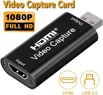 1080P HDMI, USB 2.0, Avdio in Video posnetki Kartice Snemanje za DSLR Kamere Action Cam za igre na Srečo Pretakanje Živo Oddajanje