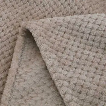 10Home Tekstilne polar mikrovlaken odejo kritje posteljo 200x230cm velik debel kožuh kavč odejo roza majhne odejo za otroke