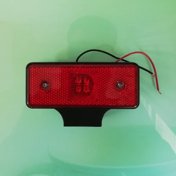 10Pcs 12V 24V LED Strani Marker Luči Tovornjak Priklopnika Traktor Potrditev Svetilke smerokaze Znak, ki Teče Svetlo Rdeča Bela Rumena