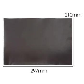 10pcs A4 Magnet Listov Črno Magnetni Preproge za Hladilnik Fotografijo in Sliko Rezanje Navojnih Obrti Magneti, Blazine Eni Strani 0,5 mm