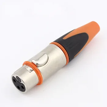 10pcs Visoke Kakovosti 3-Pin Nepremočljiva XLR Audio Priključek za Kabel Priključite Mic Moški Ženski Adapter Mikrofon