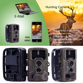 12MP HC800M Divje Kamero, MMS, GPRS Digitalni Ogled Lovske Kamere Foto Past Fotoaparat Nočno opazovanje divjih živali Fotoaparat