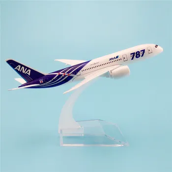 15 cm Kovinske Zlitine Letalo Model Air Japonska ANA Airways Boeing 787 B787 8 Airlines Letalo Model w Stand Zrakoplova Darilo