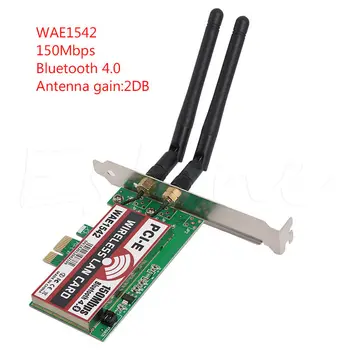 150 M Brezžična tehnologija Bluetooth 4.0 PCI PCI-E Express Kartico WIFI Omrežja LAN Ethernet NIC