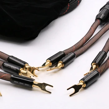 2,5 M/Par hi-fi Eni Zvočnik Kabel Lopata Plug hi-fi zvočniški kabel čisto nov ob zvočniški Kabel