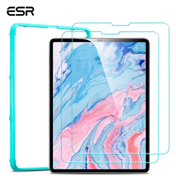 2PCS ESR Kaljeno Steklo za leto 2020 iPad Zraka 4/iPad 8./iPad Pro 11 za 12,9 palčni 2020 Zaščitnik Zaslon HD Ultra prozorna folija Pokrov Steklo