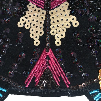 2pcs/set Sequins Leopard Obliži za Oblačila DIY Nalepko Pribor za Šivanje-na Aplicirano Vezenje Paillette Obliž Šivanje Popravila