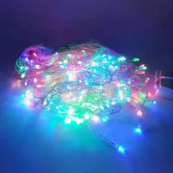 3x1/3x1.5/3x2/3x3m LED NIZ Ledenica Zavese Luči Venci LED Božič Pravljica Praznik Luči Stranka Vrt Poročne Dekoracije