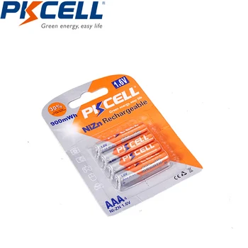 4Pcs PKCELL AAA Polnilne Baterije aaa 900mWh 1,6 V Baterija Za Digitalne Kamere RC Avto Flash Igrače, Električni