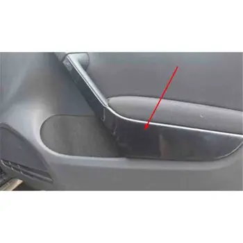 4pcs/veliko Avto nalepke ABS ogljikovih vlaken zrn Notranja vrata armrest dekoracijo kritje za obdobje 2009-2013 Volkswagen VW golf 6 MK6