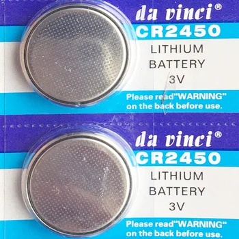 5pcs/paket CR2450 Gumb Baterije KCR2450 5029LC LM2450 Celice Kovanec Litijeva Baterija 3V CR 2450 Za Gledanje Elektronske Igrače, Daljinsko
