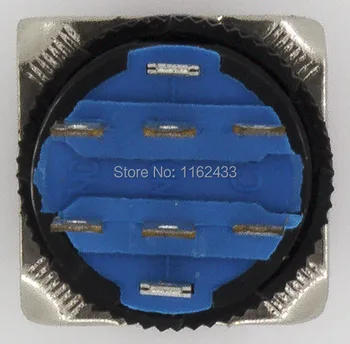 5pcs / veliko AL6-A-22 16 mm self-lock ON - OFF, krog pritisni gumb preklopi AL6-8 pin pushbutton 220V 12V LA16Y-22D