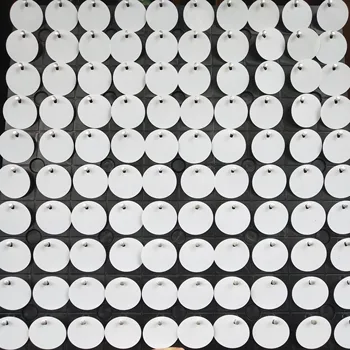60pcs 30*30cm Črno Ozadje Plošče z Okroglo Belo Sequins Za Poroko Kulise Zraka Aktivno Plošče Oglaševanja na Prostem Steno