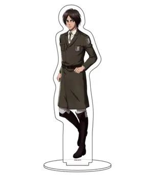 Akril Stojalo Slika Model Tablice Anime Napad na Titan Rivaille Er Jager Mikasa Ackerman Namizni Dekor Študent Cosplay Igrača