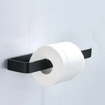 Akril Toaletni Papir Držalo Tkiva Rack Stenske Kopalnica Kuhinja Roll Imetnik Papirja Tkiva Rack Kavljem WC Roll Imetnik Papirja