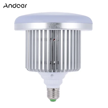 Andoer Foto Studio Svetlobe Fotografija 135W LED Žarnice Žarnica 132 Kroglice 5500K E27 Fotografske Razsvetljavo