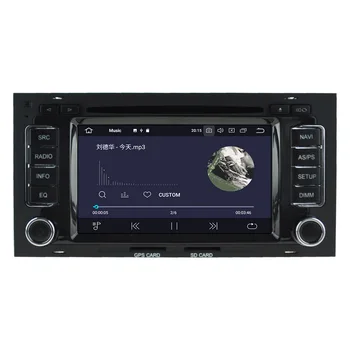 Android10.0 4G+64 G avto player vedio, GPS Navigacija Za Volkswagen TOUAREG 2003-2010 Večpredstavnostna Prost Zemljevid Zaslon Bluetooth Stereo