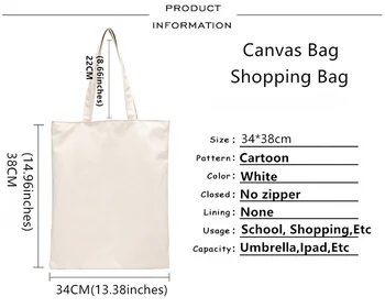 Angel nakupovalno vrečko bombaž bolsa shopper tote juta vreče eko vrečko ecobag bolsa compra zgrabi