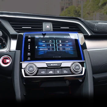 Avto GPS Navigacijski Zaslon Kaljeno Jekleno Zaščitno folijo Za Honda Civic 10. 2016 2017 2018 Nadzor LCD Zaslon Avto Nalepke