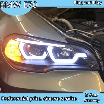 Avto Styling Rep luči za BMW E70 X5 Rep Luči 2007-2011 za X5 E70 Zadnje Luči DRL+Vključite Signal+Zavora+Obratno