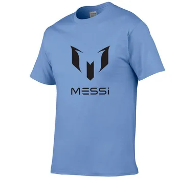 Barcelona, Messi majica s kratkimi rokavi Moški/Ženske Modne blagovne Znamke Kratkimi Rokavi tshirt poletje smešno Harajuku T-Shirt Visoko Kakovostnega bombaža Tee Vrhovi