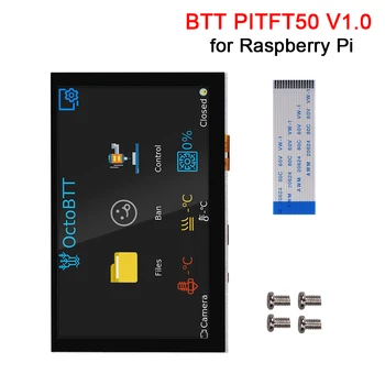 BIGTREETECH BTT PITFT50 V1.0 Kapacitivni Zaslon na Dotik Plošče DSI 5 Palčni LCD-Zaslon za Octoprint Raspberry Pi 4/3/3B+/2/2b+