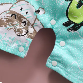 Bombaž Otroška Romper Otroška Oblačila Novorojenega Dojenčka Poletje Unisex Otroška Oblačila Dekle In Fant Cartoon Živali Pismo Jumpsuit Obleke