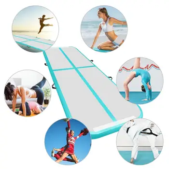 Brezplačna Dostava DWF PVC Zaprtih Šport Oprema, ki se Uporablja v Komercialne Gimnastika Gym Mat 3m Napihljivi Zračni poti Za Prodajo