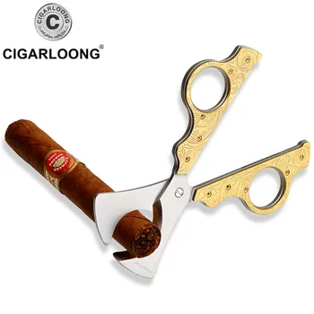 CIGARLOONG cigar škarje zadebelitev kakovosti yangquan iz nerjavečega jekla letnik cigar škarje CL-J101