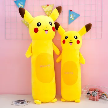 Cilindrične Pikachu Lutka Plišastih Igrač s Spanjem Držite Blazino Pokemon Lutka, Lutka Pokemon Plišastih Unisex