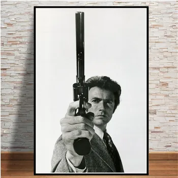 Clint Eastwood A Fistful Dolarjev, Film Platno Slikarstvo Plakatov In Fotografij Stenskih Slikah, Letnik Plakat Domu Dekorativni