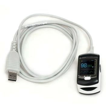 CMS50E OLED Prsta Impulz Oximeter Prenosni Digitalni USB SPO2 Krvi Kisik Nasičenost Srčnega utripa Saturacijsko Programske opreme