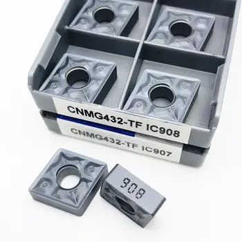 CNMG120408 TF IC907 IC908 visoke kakovosti karbida zunanje struženje orodje CNMG 120408 rezkanje rezalnik stružnica deli, orodje, orodje za struženje