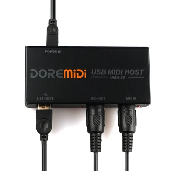DOREMiDi High-Speed USB MIDI Host, Box MIDI Gostitelja USB MIDI Pretvornik