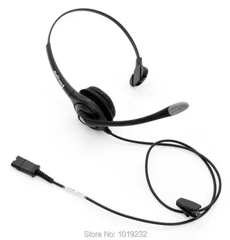Dvojno 3,5 mm vtič ali RJ9 plug ali 2,5 mm vtič klicni center za slušalke,računalnik, prenosnik prenosnik slušalke z QD (Hitro Prekini) kabel