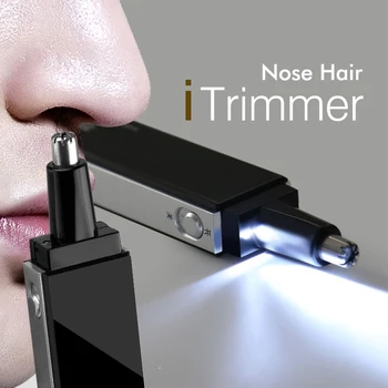 Električni Nos Las Brivnik Za Moške, Ženske Neboleč Lepoto Nos, Uho Hair Trimmer LED-vodoodporna Britje Nega Obrvi Orodje