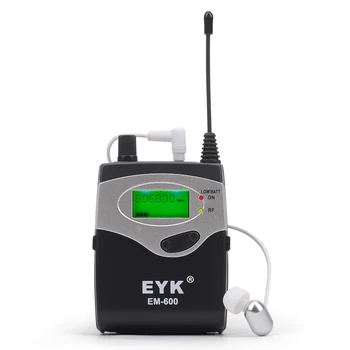 EM-600 UHF Brezžični V Uho Monitor Sistem, Poklicni Stopnji Uspešnosti Uho Spremljanje Sistemov z Eno Bodypack Oddajnik