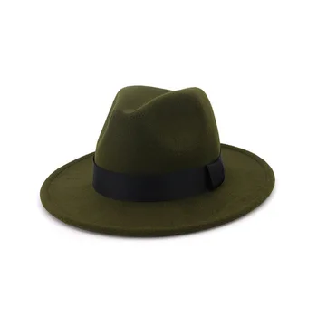 Fedora klobuki classic Vintage Kape ženske pozimi klobuk jeseni na prostem priložnostne Počutil klobuk moških barva fascinator kape s ščitnikom moški ženske klobuki