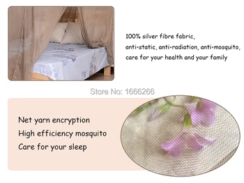 Funkcionalnost sevanja ščit proti komarjem posteljo neto