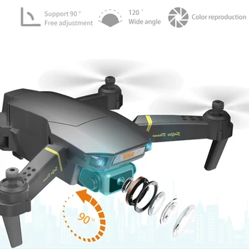 GD89 Brnenje Globalni True HD Video iz Zraka Fotoaparat 1080P RC brezpilotna letala X Pro RC Helikopter FPV Quadrocopter Dron Zložljive igrača