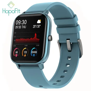 HopoFit Smartwatch P8 Smartwatch Hombre Android Smart Gledam Ženske Ura Fitnes Tracker Krvni Tlak Inteligentne Zegarki