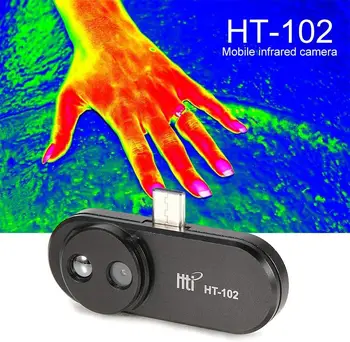 HT-102 Mobilni Telefon Toplotne slike Kamera Ir za Merjenje Android USB Tip-C Funkcije Slika Naprave, Video posnetkov, Snemanje