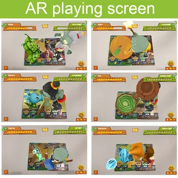 Igre Flash Tabela Kartice, Rastline vs Zombija Sije Kartice VS Zbirke Otroci Igrače AR Kartico Izobraževalne Otroci Darila