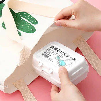 Japonska Uvoženih Potovanja Milo Posodo Prenosni Plastične Potovalne Milo Polje z Leachable Interlayer Milo Jed za Kopalnico na Prodajo