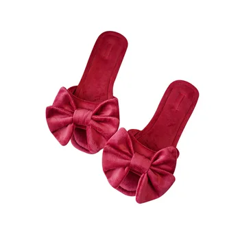 Japonski sladko Lok peep toe domov copati ženske Sandale, ki modne Rdeče Zdrsne Na čevlji ženske spalnice copate flip flops TX22004