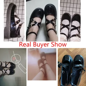 Japonski sweet lolita čevlji ženske petah srčkan čevlje korejski harajuku letnik čevlji Dekle Ženske Nizke Pete, Črpalke Devica Čevlji zapatos