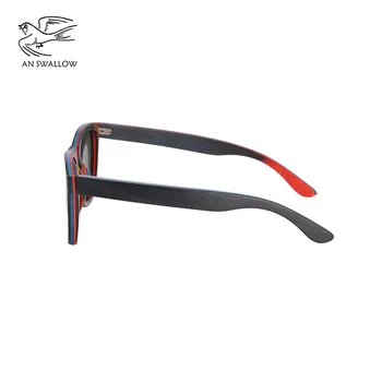 JE LASTOVKA blagovno ZNAMKO DESIGN Moških sončna Očala Bambusa sončna Očala Ročno izdelan Lesen Okvir Polarizirana Zrcalni Objektiv Klasičnih Gafas de sol UV400