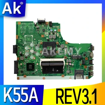 K55A Za Asus K55VD K55A motherboard REV3.1 brez video kartice K55A Prenosni računalnik z matično ploščo original odbor Test delo