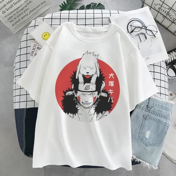 Kakashi Naruto Moda Japonski Anime Harajuku T Shirt Sasuke Smešno Risanka Ženske T-shirt Priložnostne Kul Ulične Tshirt Vrhovi