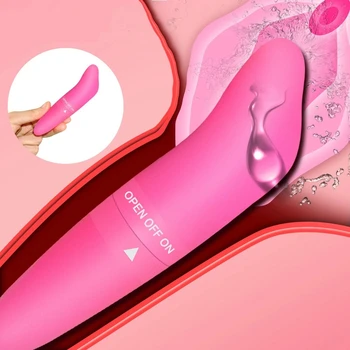 Klitoris massager Mini G-spot Vibrator Spogleduje Masturbator Močan Klitoris Analni Stimulator Butt Plug Sex Igrače za Ženske